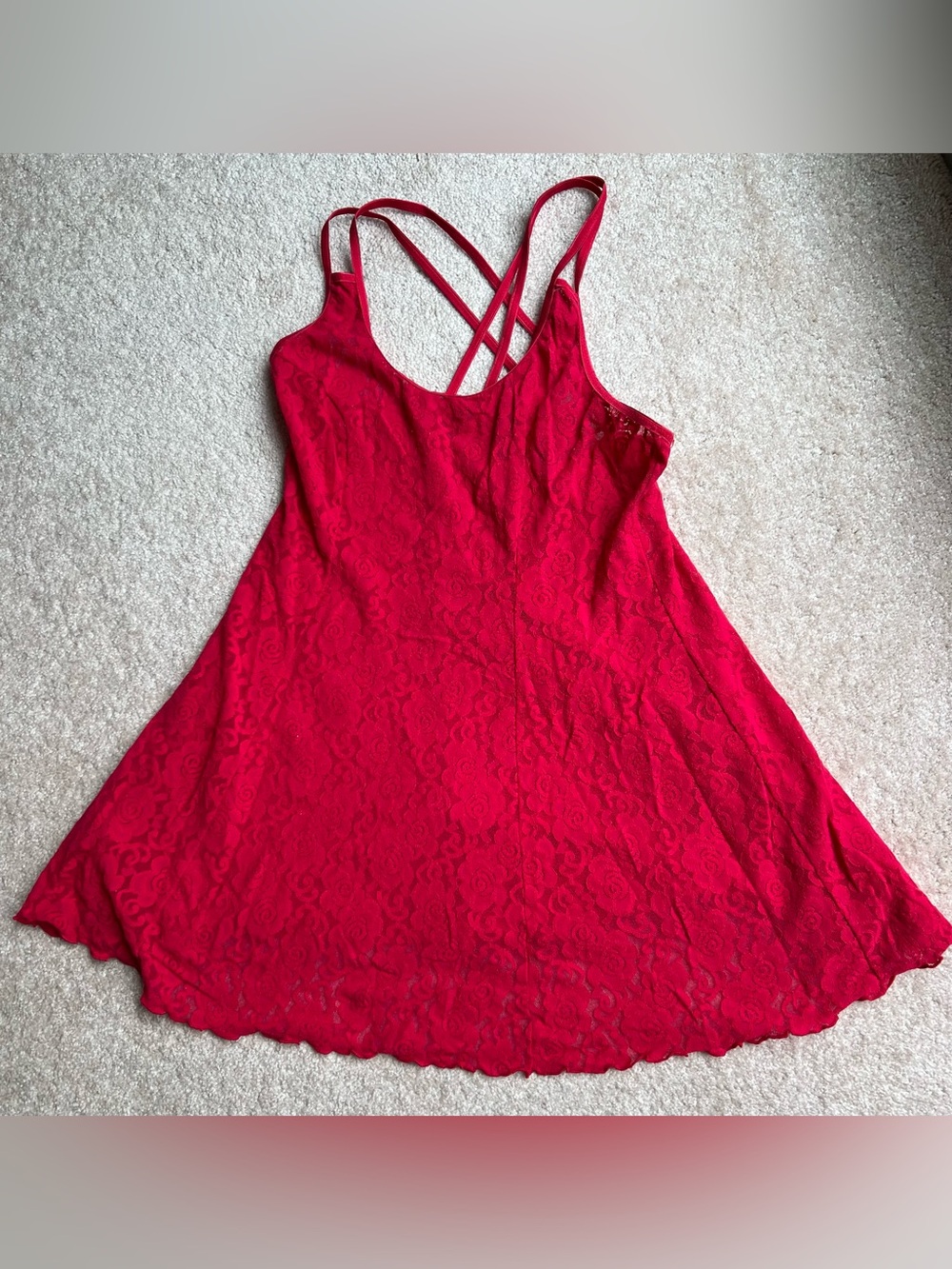 Red Lace Women's lingerie
